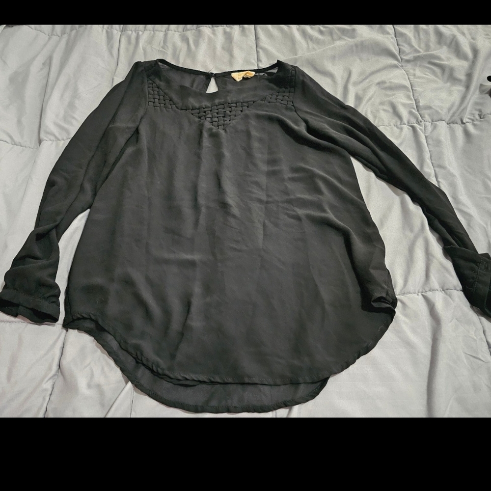 Chic Black Women's Blouse